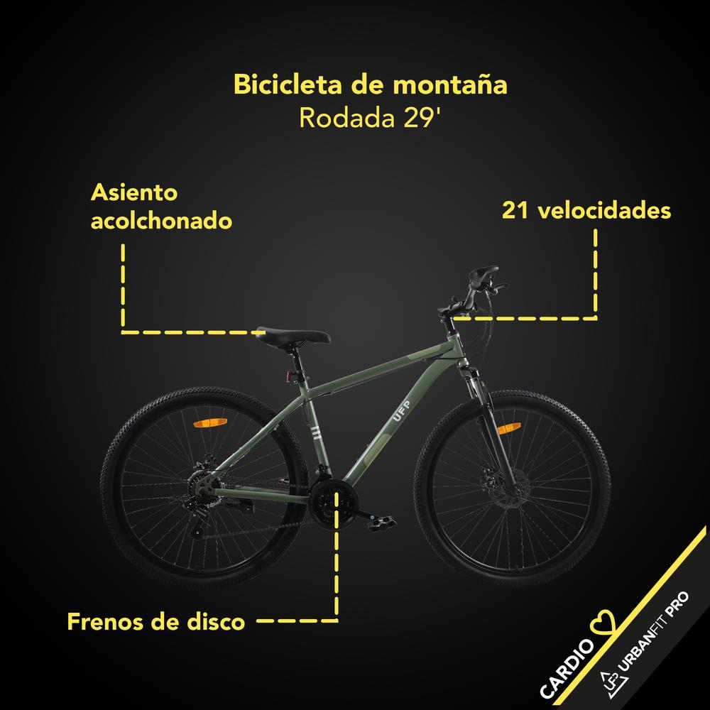 Foto 9 pulgar | Bicicleta de Montaña Urbanfit Pro Rodada 29" color Verde