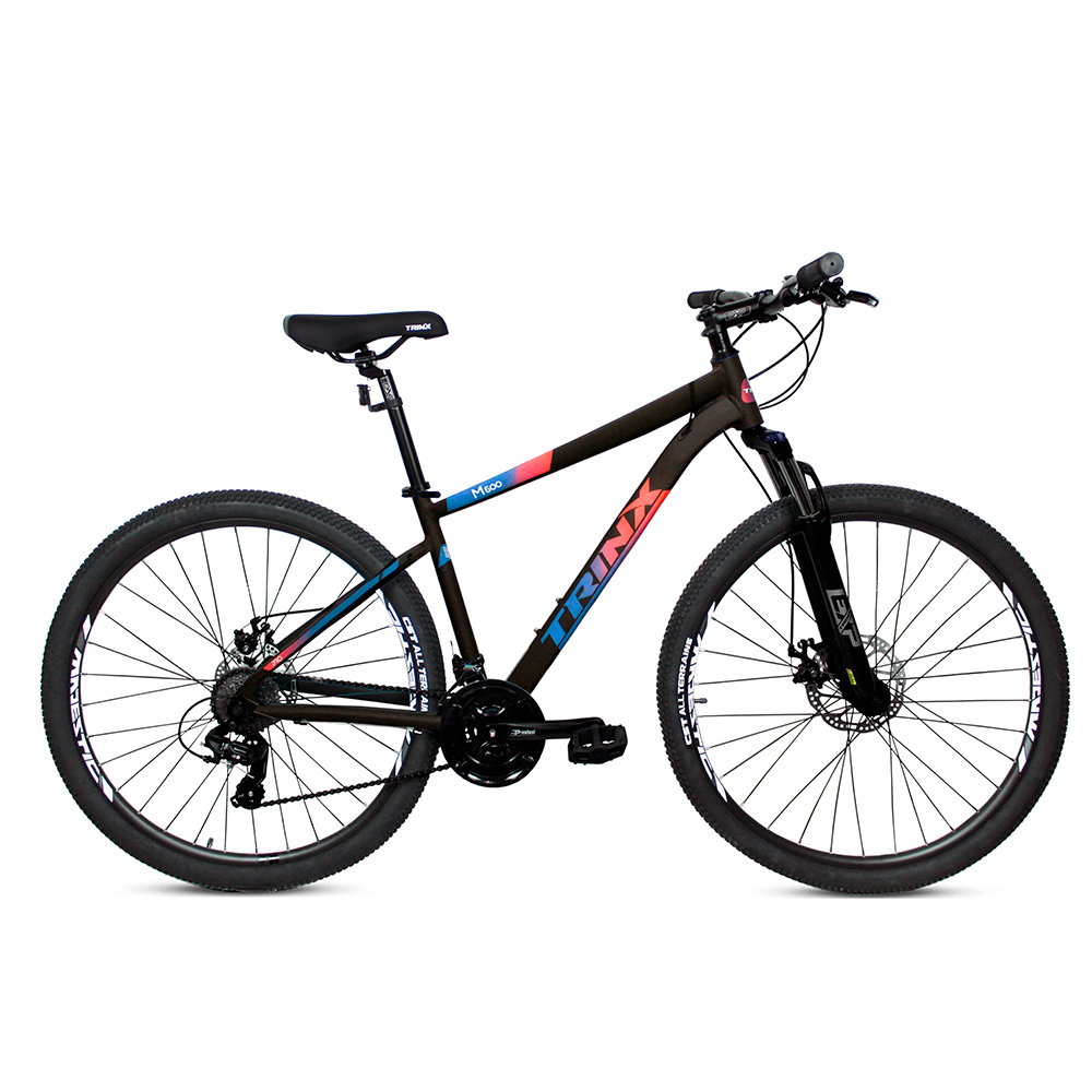Foto 2 pulgar | Bicicleta Montaña R.29 Trinx Majestic M600 Pro Matt Black Red Talla S