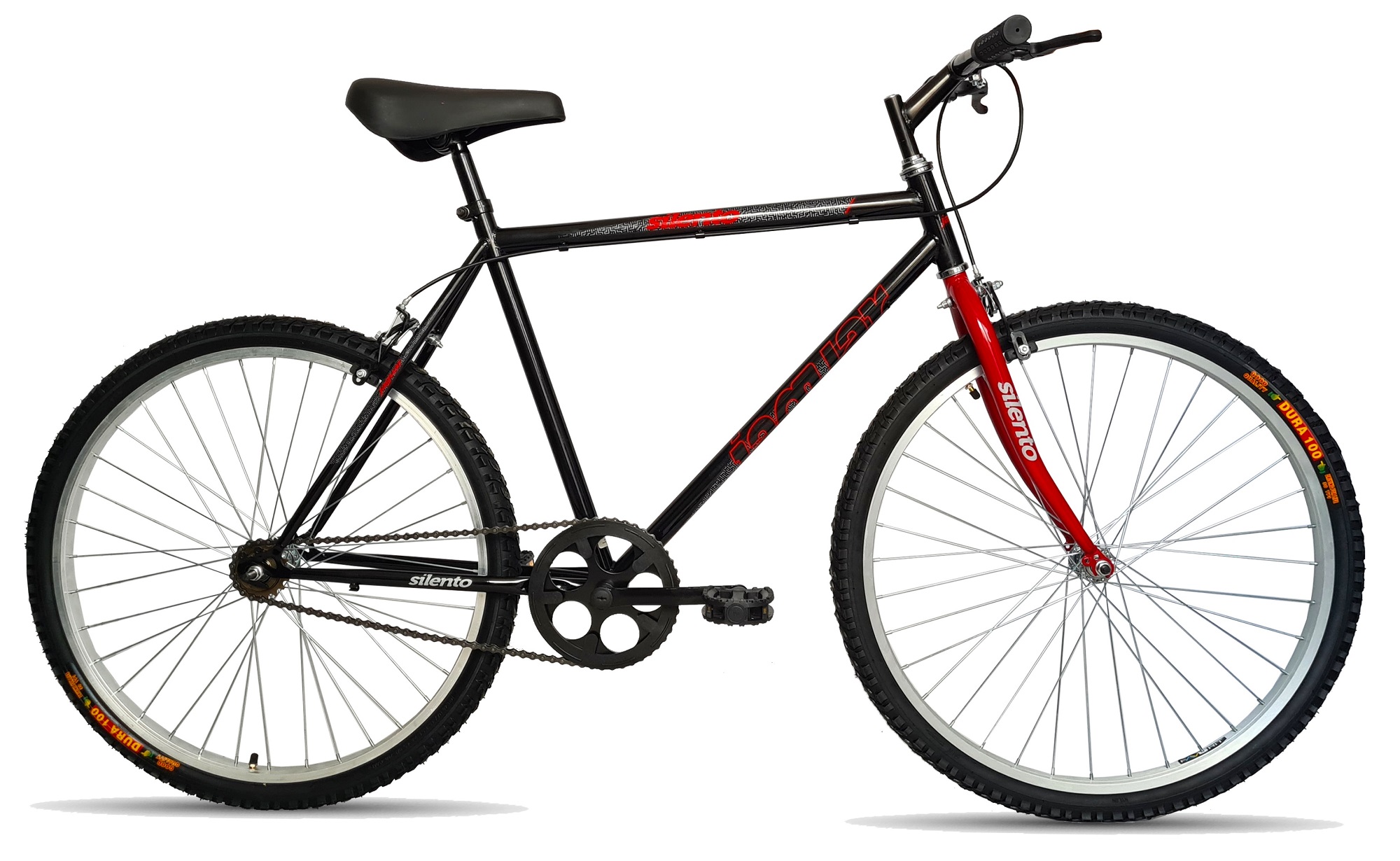 Foto 2 pulgar | Bicicleta Jaguar Silento color Negro Rodada 26