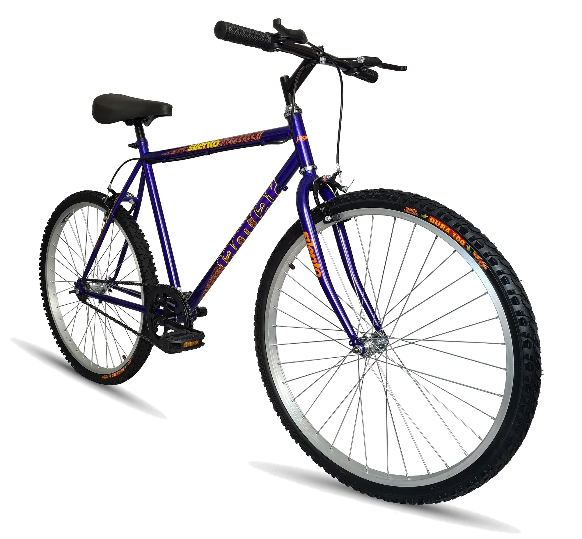 Foto 3 pulgar | Bicicleta Jaguar Silento color Azul Rodada 26
