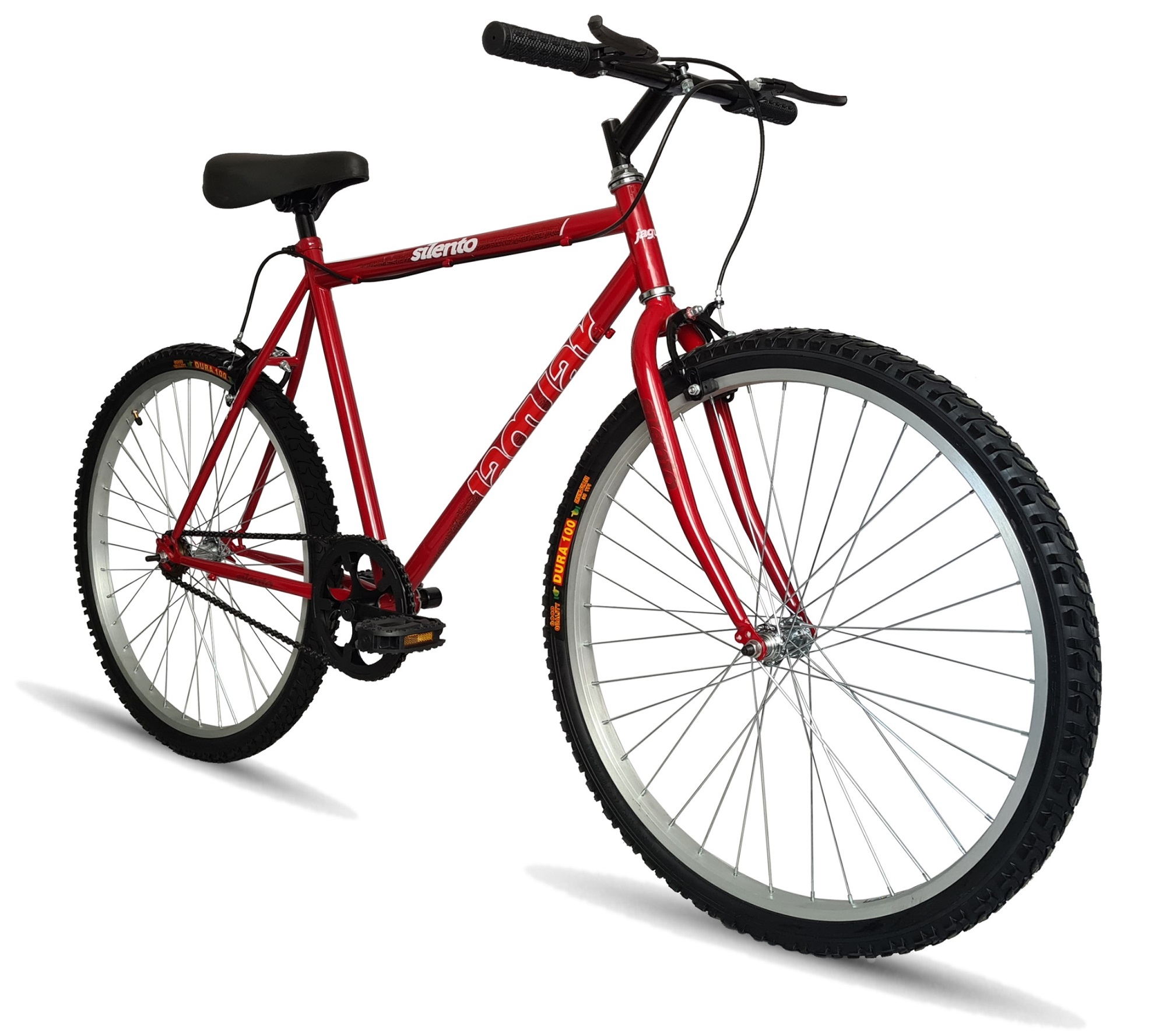 Foto 3 pulgar | Bicicleta Jaguar Silento color Rojo Rodada 26