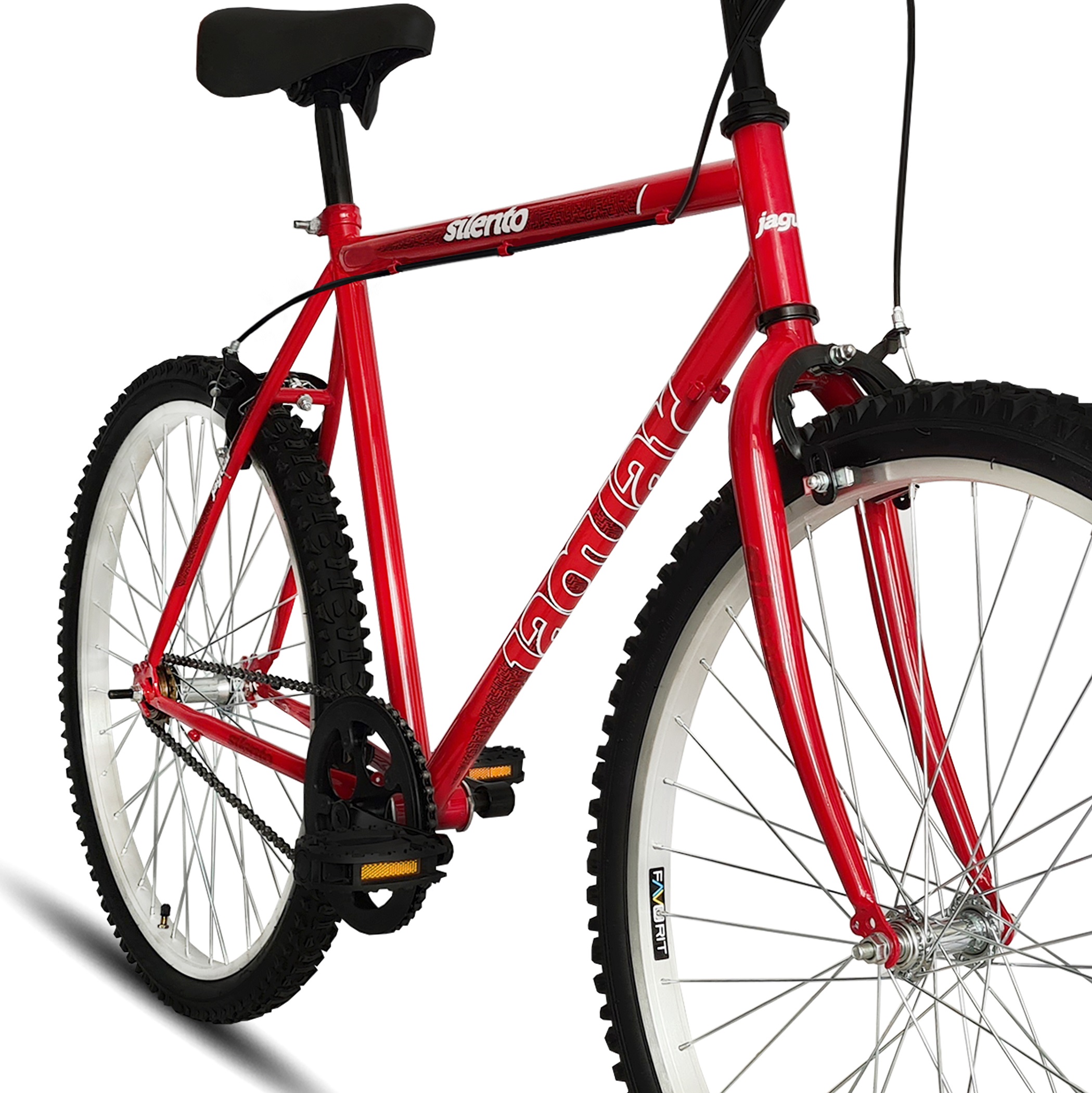 Foto 3 | Bicicleta Jaguar Silento color Rojo Rodada 26