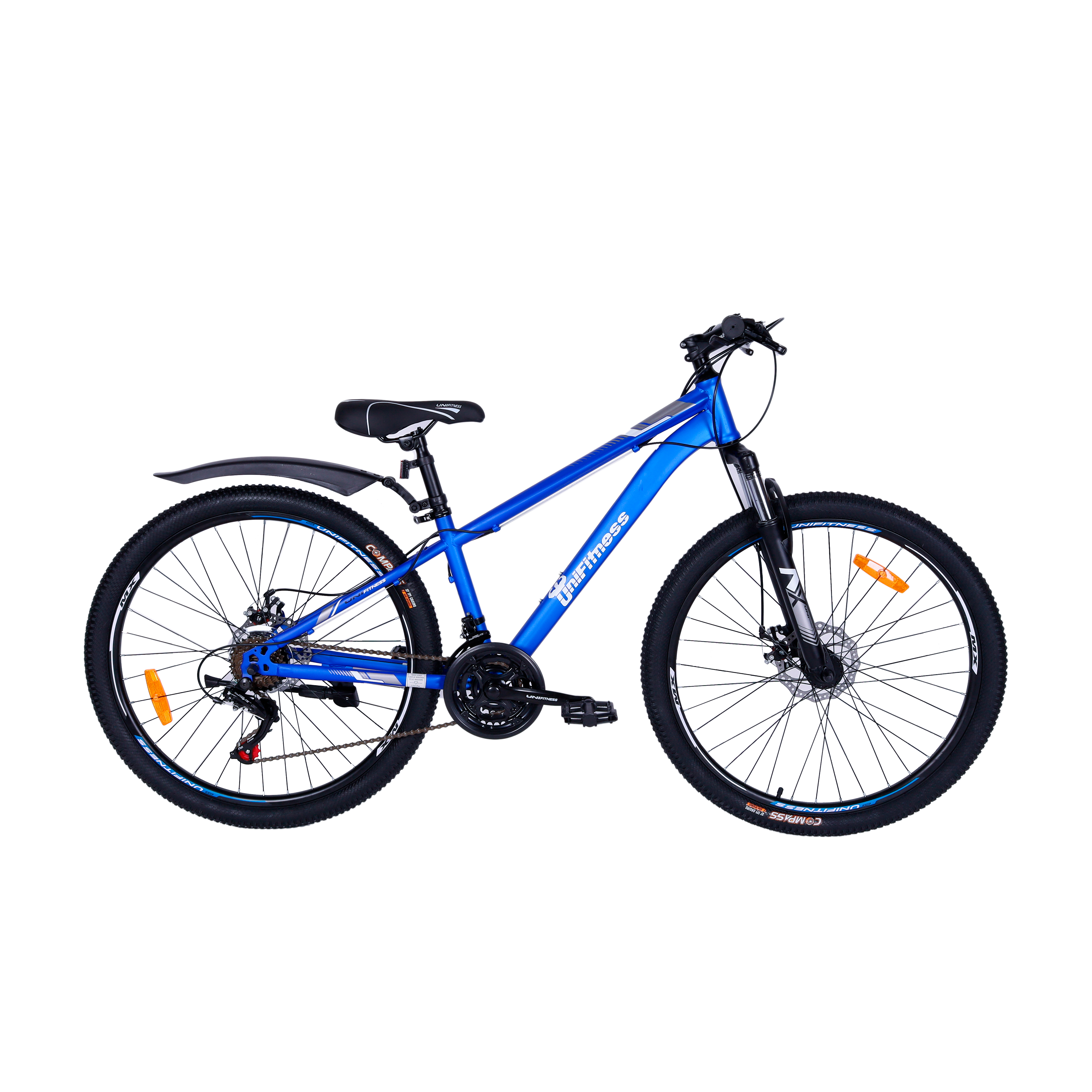 Mountain Bike Unifitness UNIFMTBFS7 color Azul R26 21 V Shimano Tourney TZ