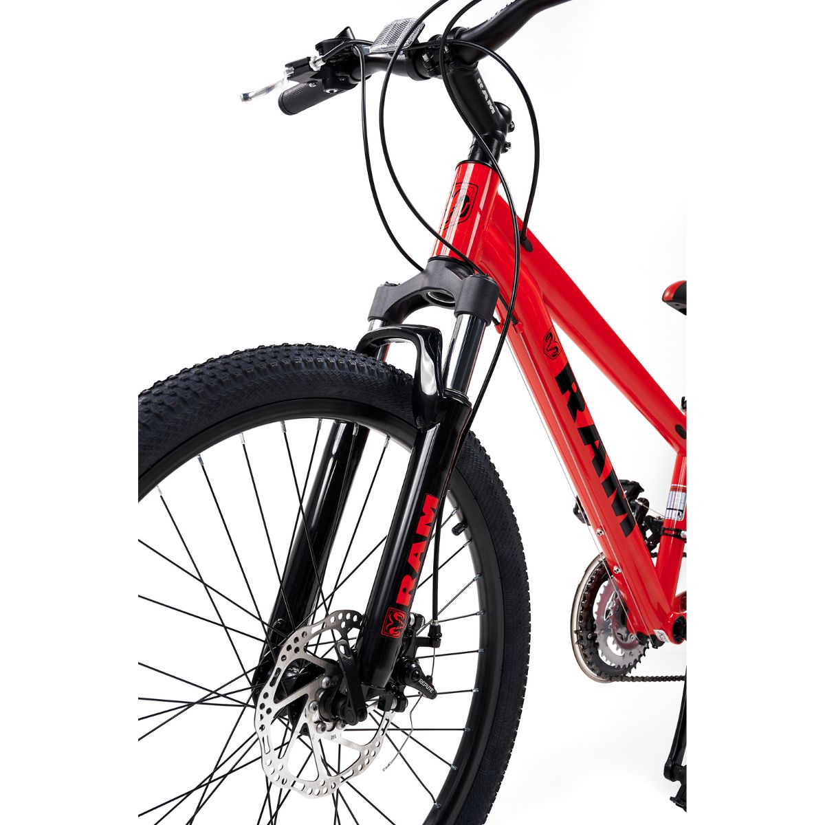 Foto 5 pulgar | Bicicleta De Montaña 24'' Ram Rm-k23-r24 color Roja 21 Velocidades