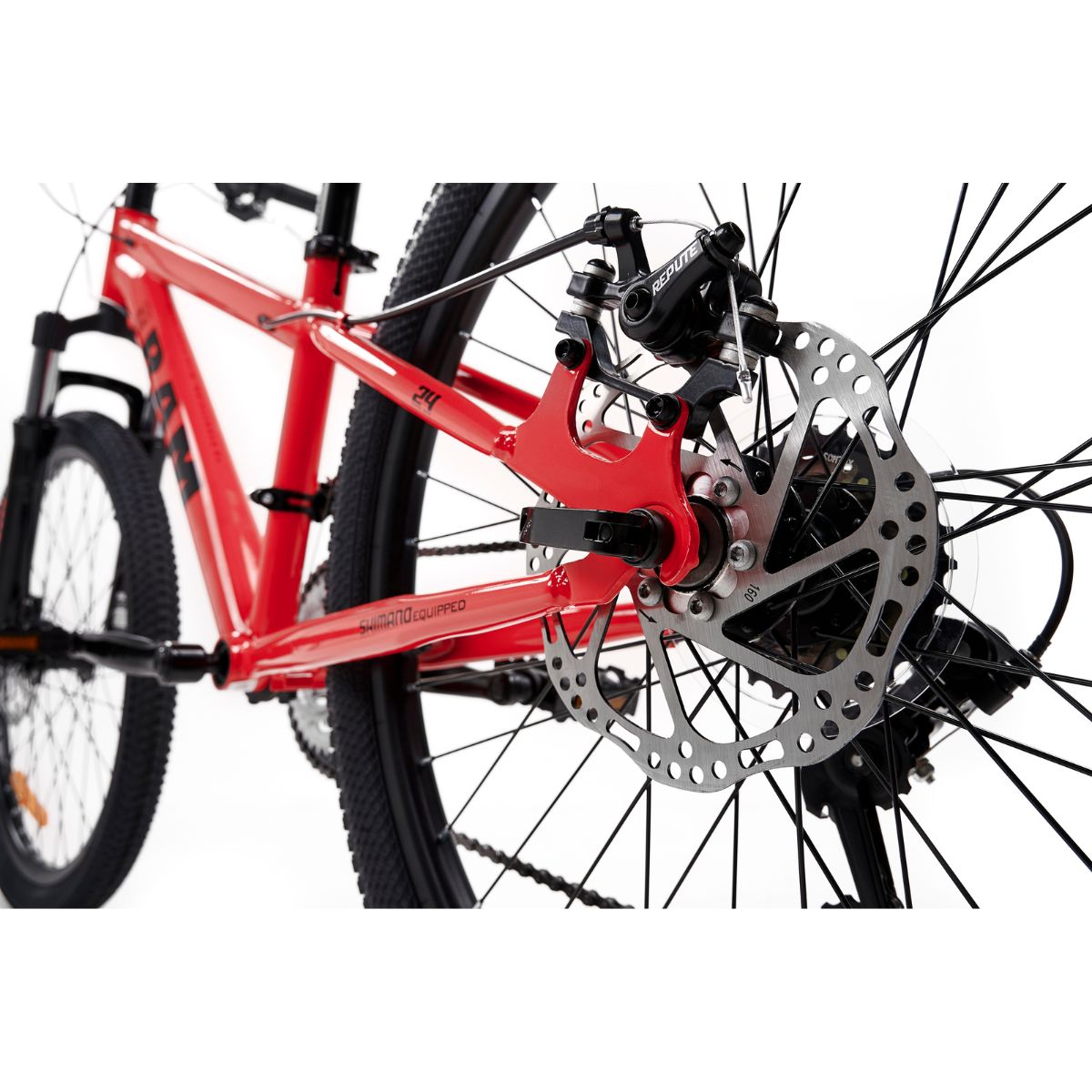 Foto 5 | Bicicleta De Montaña 24'' Ram Rm-k23-r24 color Roja 21 Velocidades