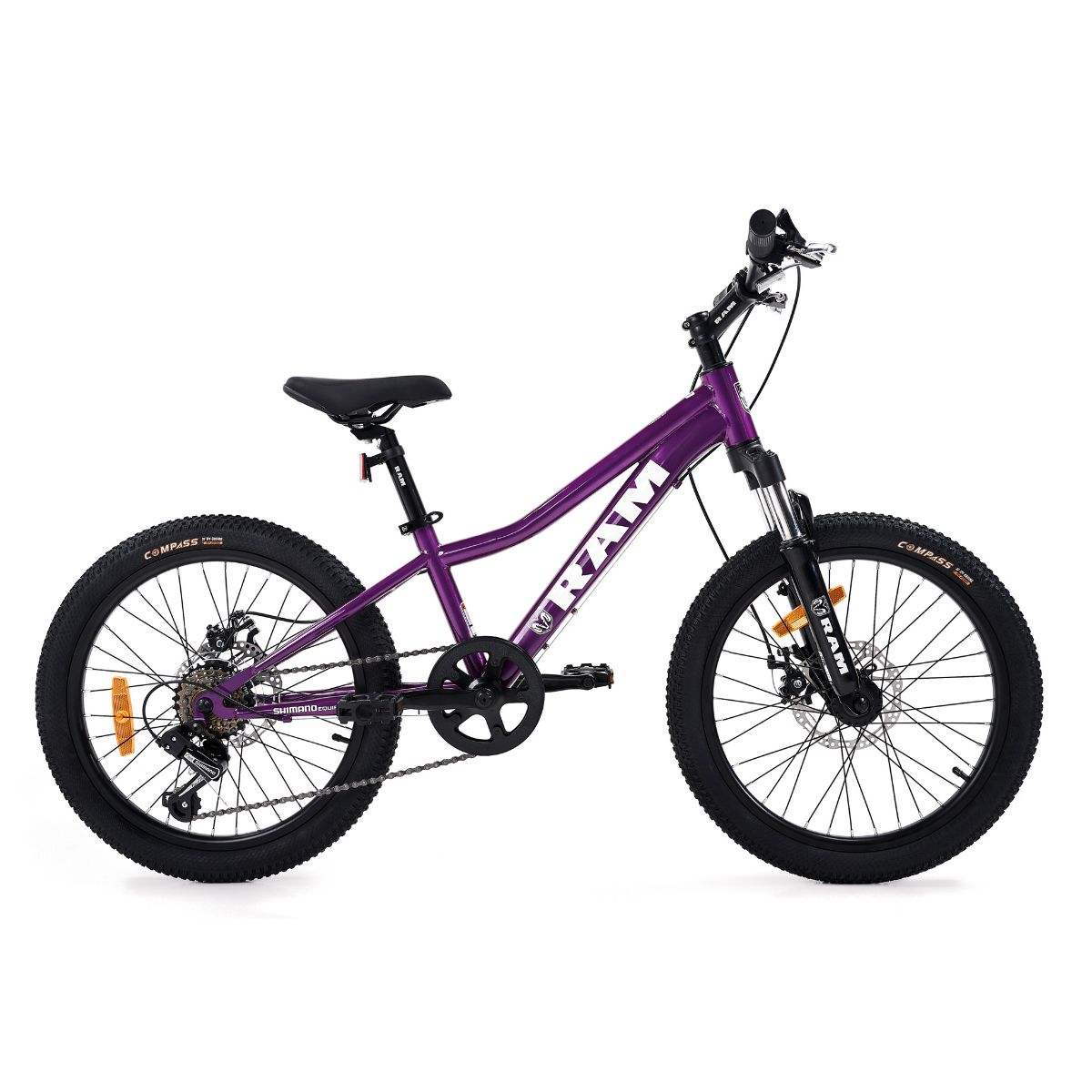 Foto 2 pulgar | Bicicleta De Montaña 20'' Ram Rm-k20-r20 Morada 6 Velocidades