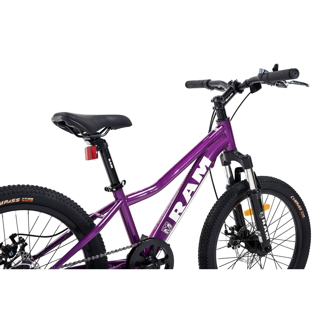 Foto 4 pulgar | Bicicleta De Montaña 20'' Ram Rm-k20-r20 Morada 6 Velocidades