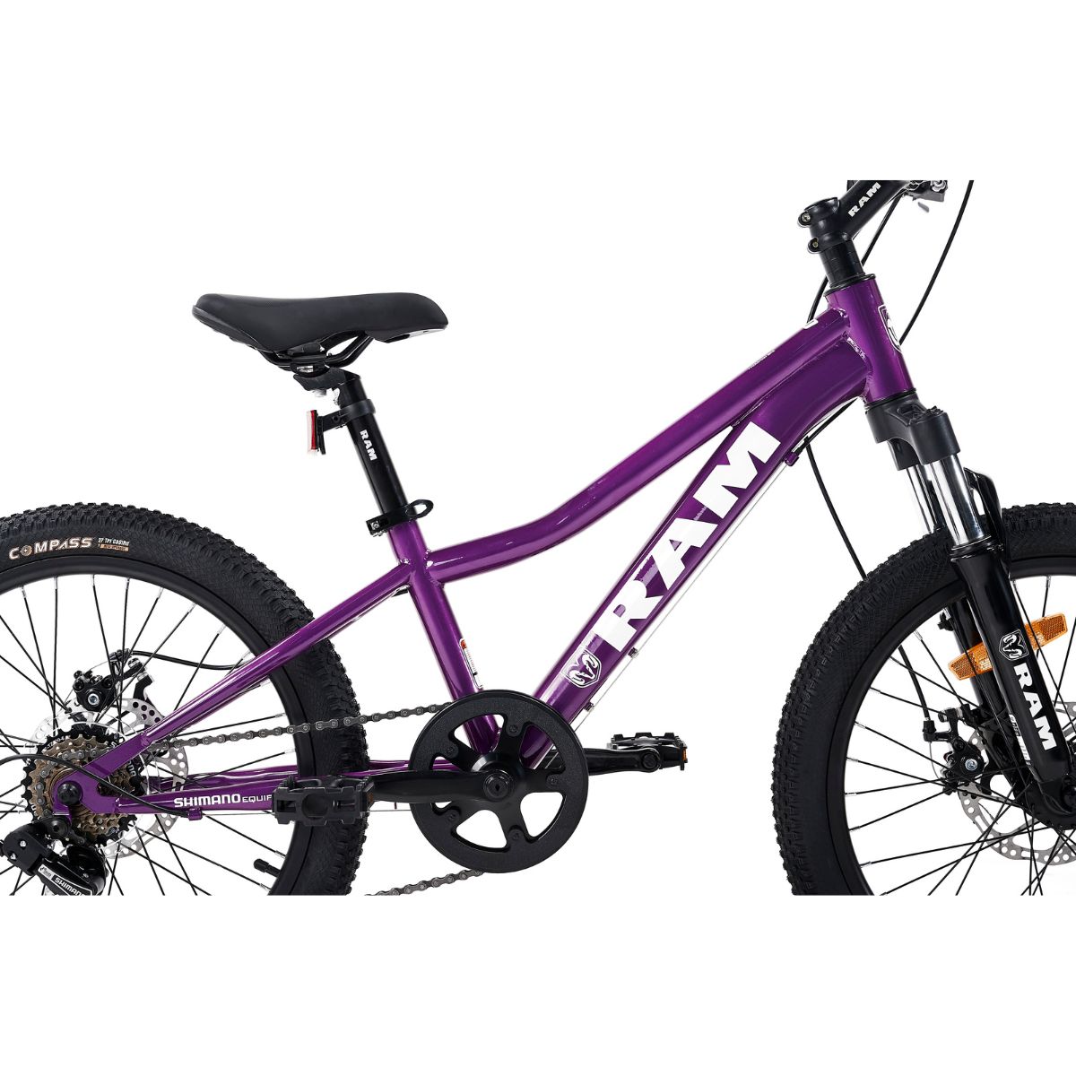 Foto 6 pulgar | Bicicleta De Montaña 20'' Ram Rm-k20-r20 Morada 6 Velocidades