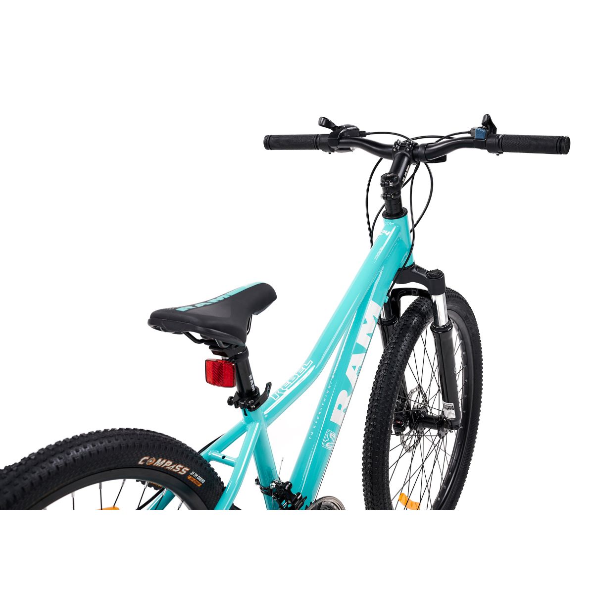 Foto 2 | Bicicleta De Montaña 24'' Ram Rm-k24-r24 Turquesa 21 Velocidades