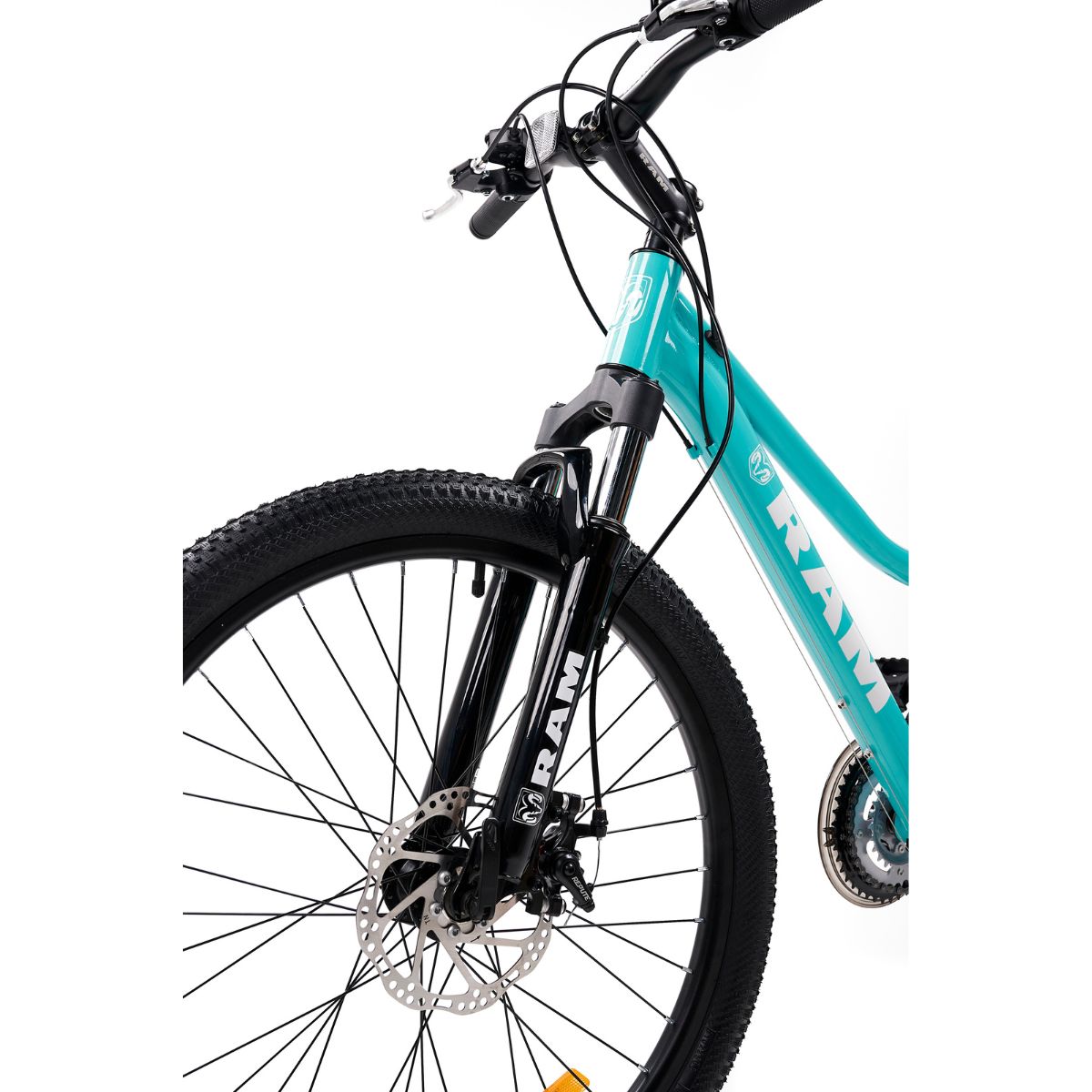 Foto 6 pulgar | Bicicleta De Montaña 24'' Ram Rm-k24-r24 Turquesa 21 Velocidades