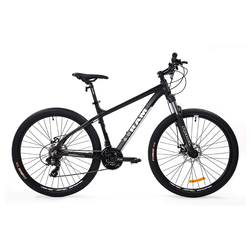 Bicicleta De Montaña 27'' Ram Rm-m2-r27 color Negra 21 Velocidades