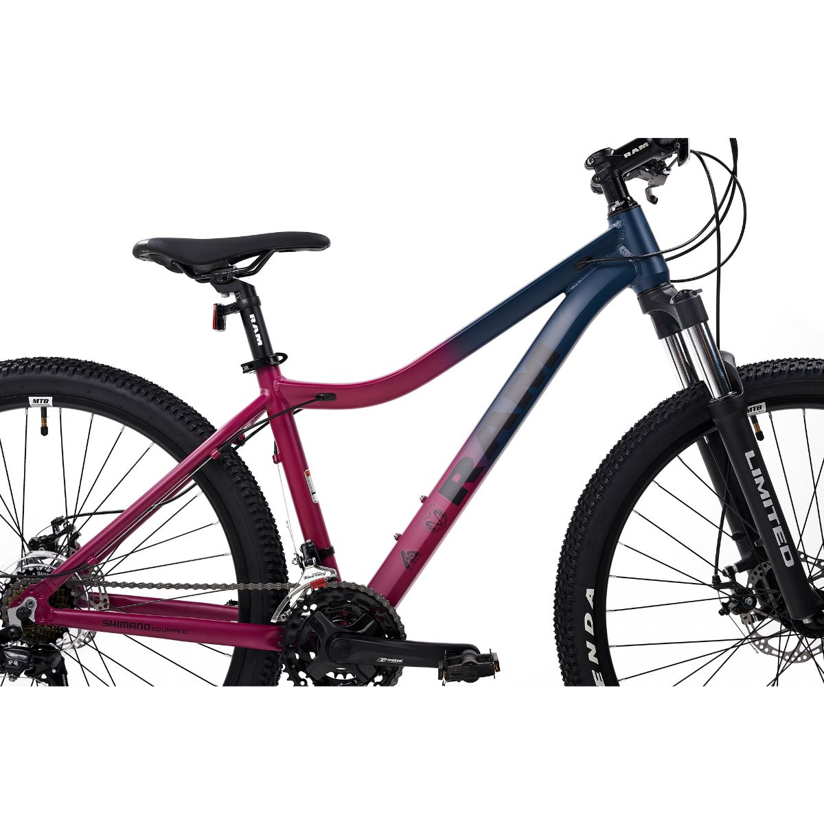 Foto 2 | Bicicleta de Montaña 27.5 '' Ram RM-W6-R27 Multicolor 21 Velocidades