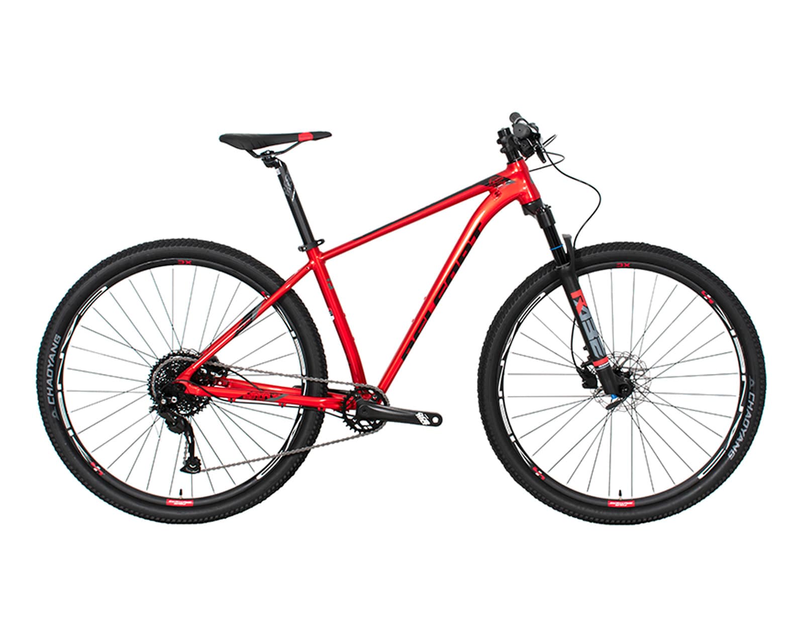 Bicicleta Belfort Coatl Rabe R29 T19 Rojo Negro 2024 $12,999