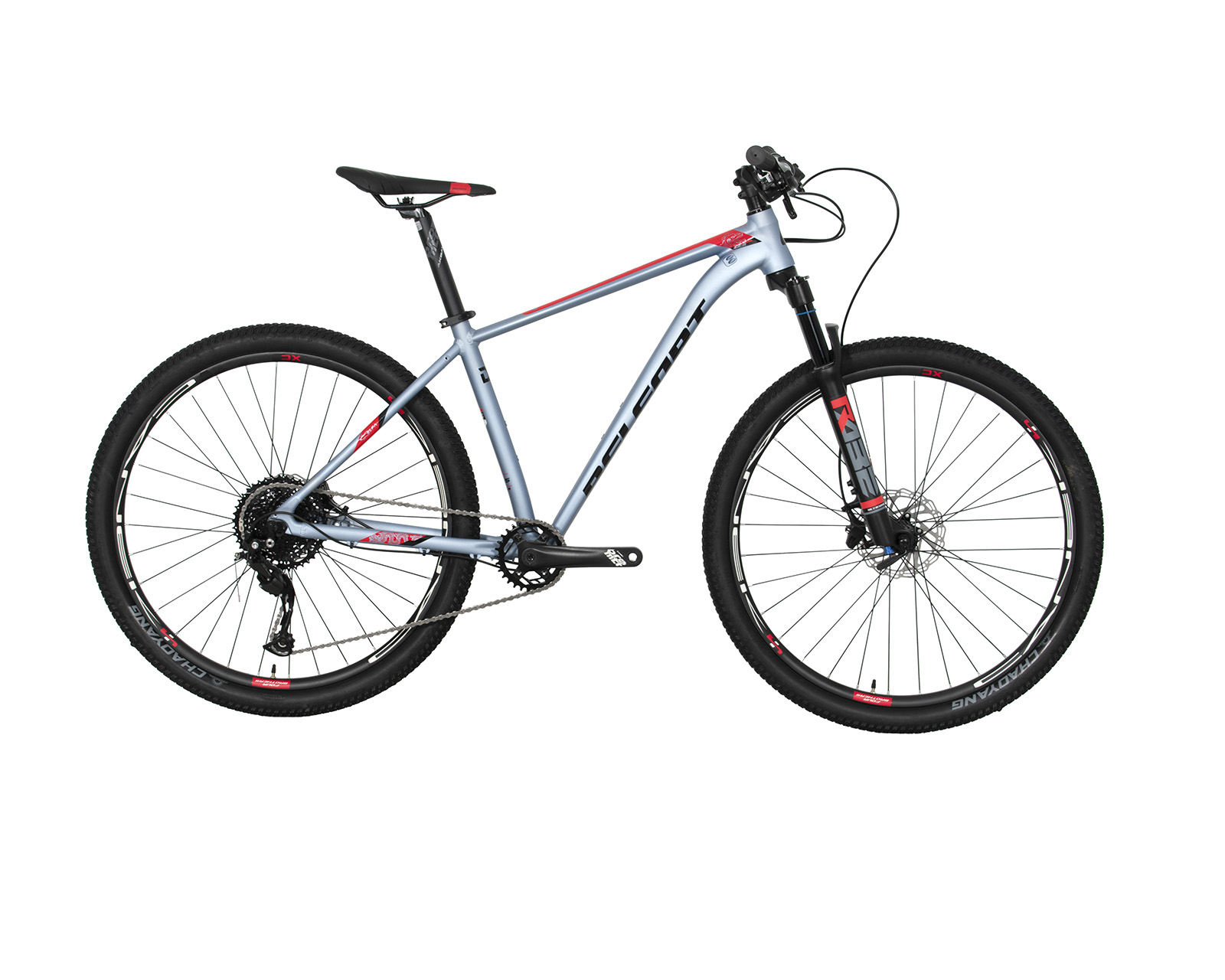 Bicicleta Belfort Coatl Rabe R27 T17 Plata Rojo 2024