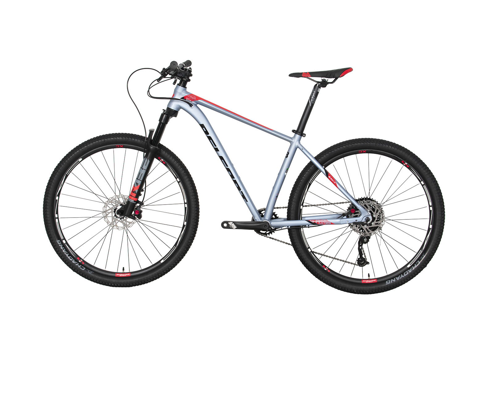 Foto 5 | Bicicleta Belfort Coatl Rabe R27 T17 Plata Rojo 2024