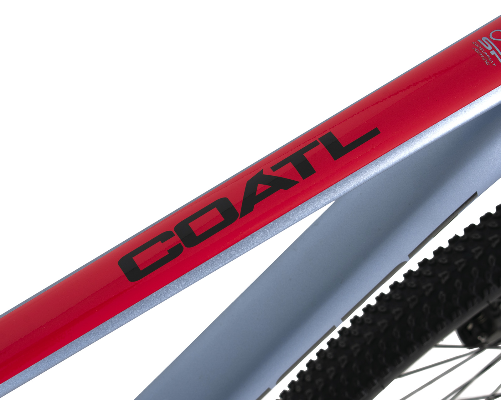 Foto 7 | Bicicleta Belfort Coatl Rabe R27 T17 Plata Rojo 2024