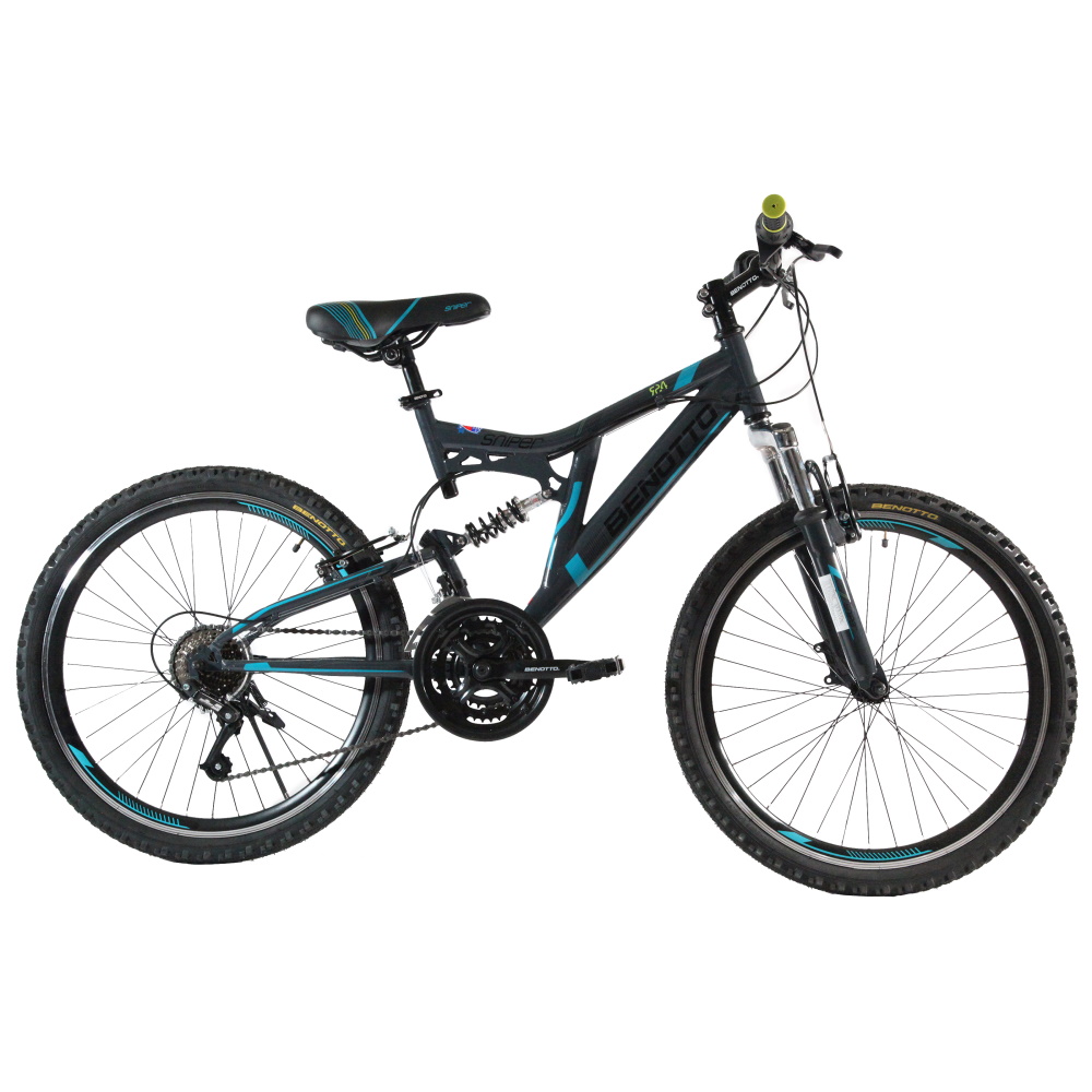 Bicicleta de Montaña Benotto Sniper R24 21v Acero color Gris