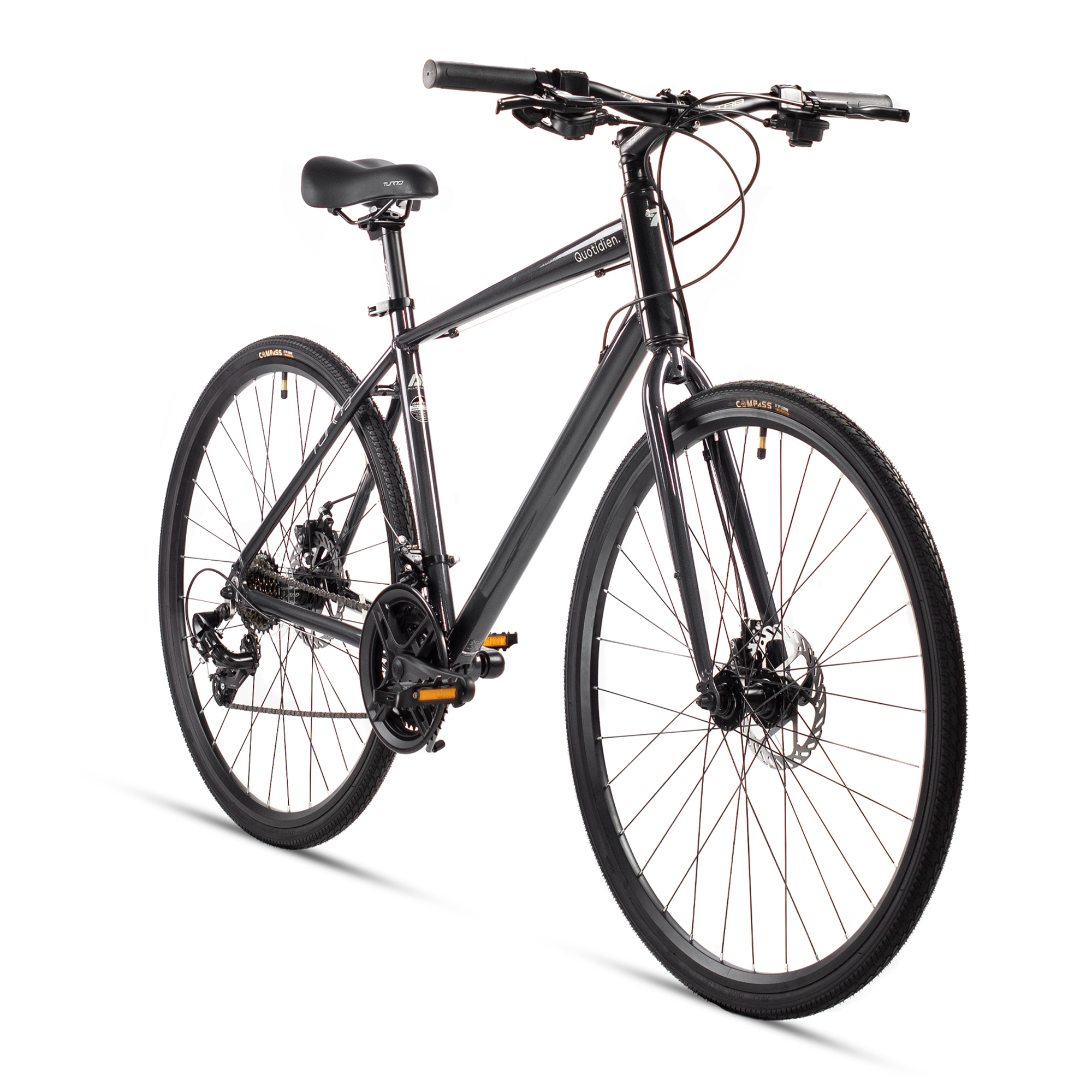 Bicicleta Urbana R700 Turbo Quotidien 21v Aluminio Gris