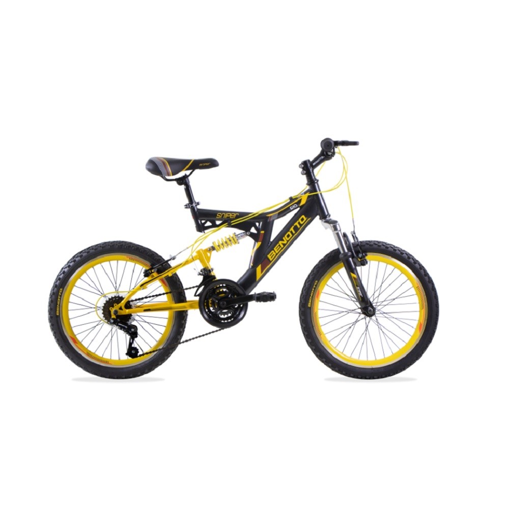 Foto 2 pulgar | Bicicleta Infantil de Montaña Benotto Sniper R20 21v Sunrice Multicolor