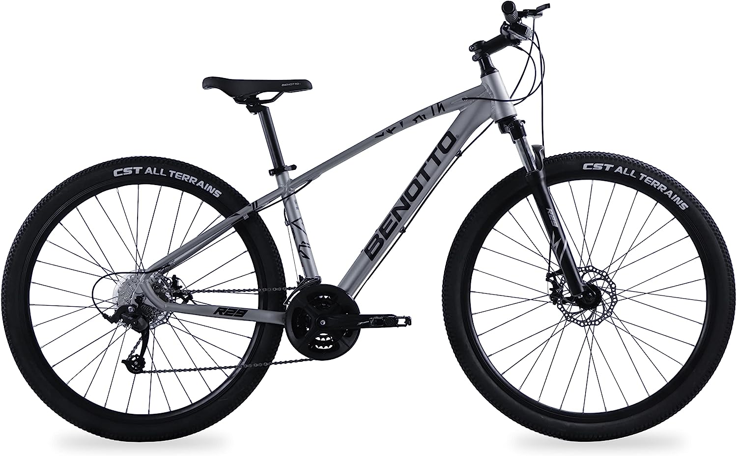 Bicicleta de Montaña Benotto MSUF952927UNGR color Gris $14,534