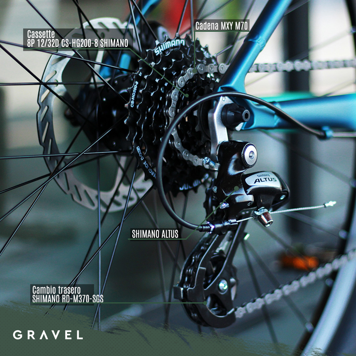 Foto 7 | Bicicleta de Montaña Gravel Andes C15