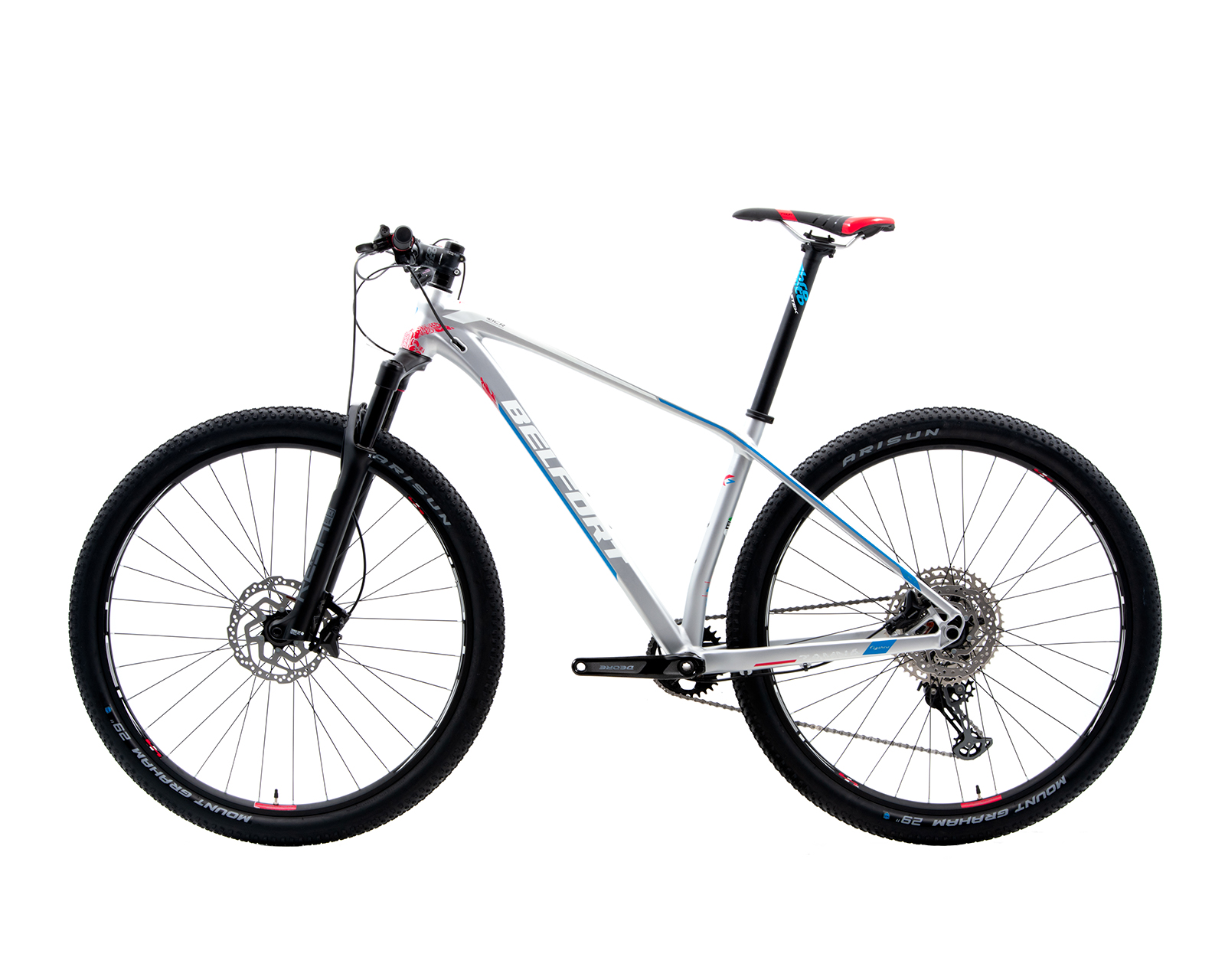 Foto 5 pulgar | Bicicleta Belfort Zamna Reba R29 T17 Plata Belfort 2022