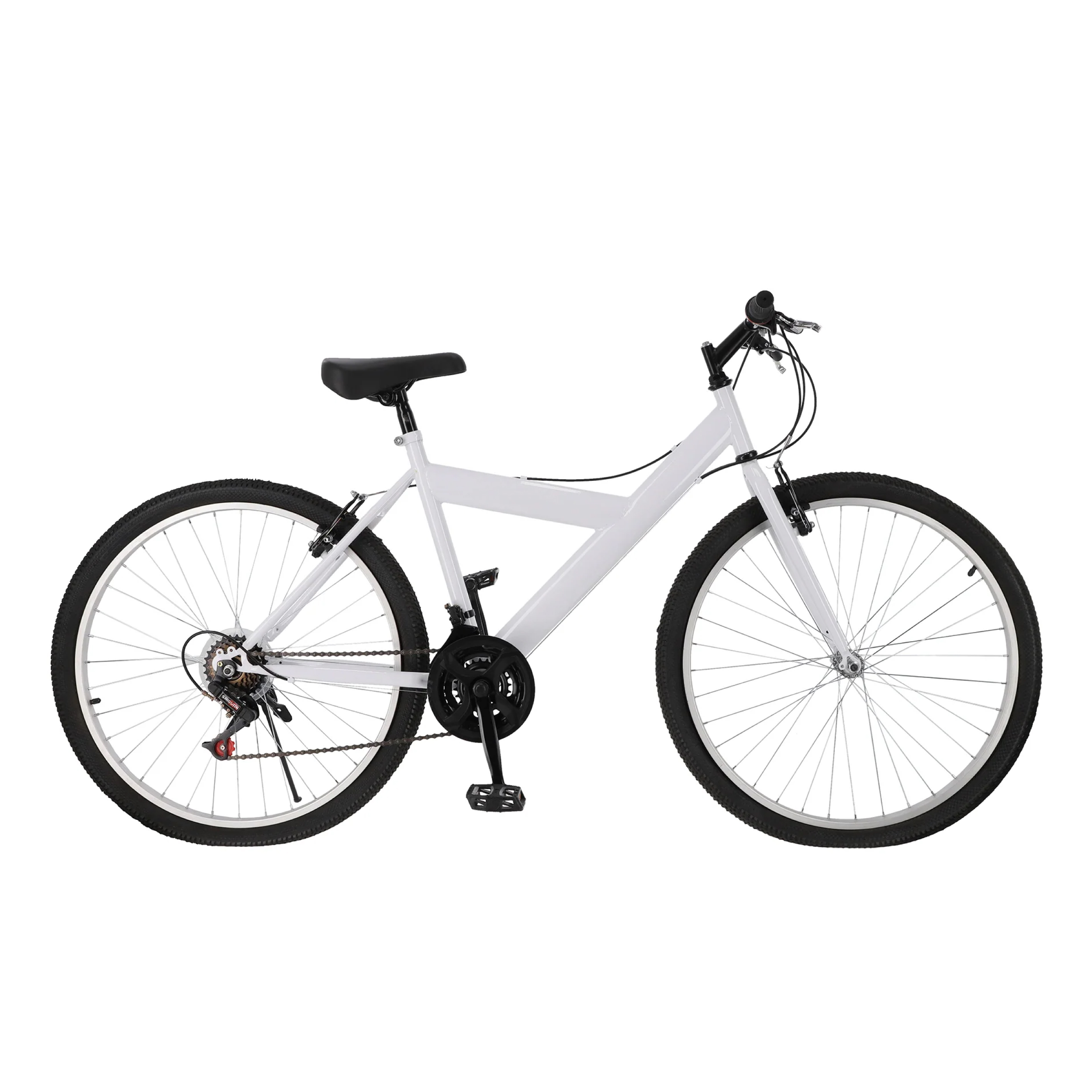 Bicicleta de Montaña Terrafit Ecoride color Blanco R26 Acero Inoxidable 21V