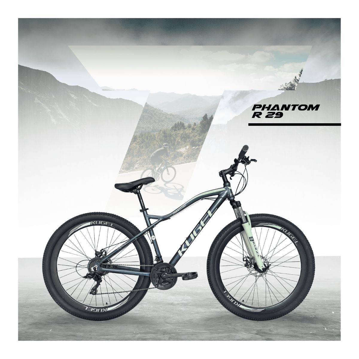 Foto 7 pulgar | Bicicleta De Montaña Kugel Phantom R29  21 Velocidades