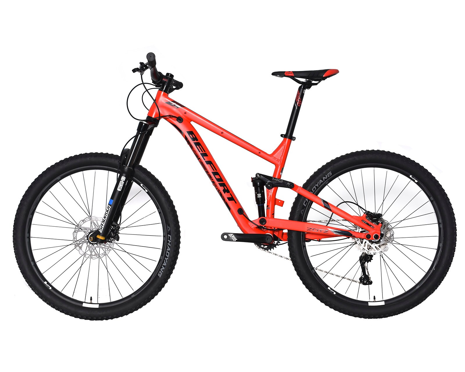 Bicicleta Belfort Zotz Xcr34 R27 T17 Rojo Negro 2024 Coppel