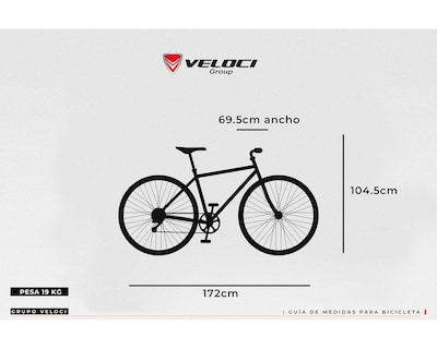 Foto 7 | Bicicleta Belfort Balam Gold R27 T17 Naranja Metálico 2024