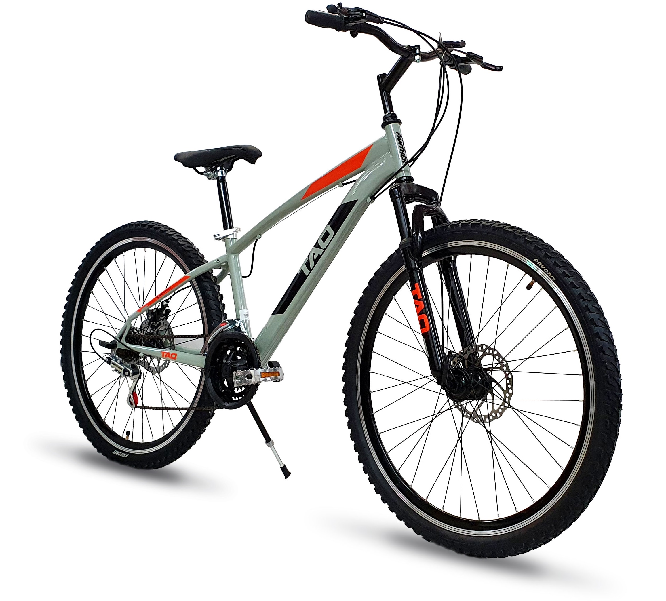 Foto 2 | Bicicleta Black Panther Tao Rodada 26 Freno Disco 18 Velocidades color Gris