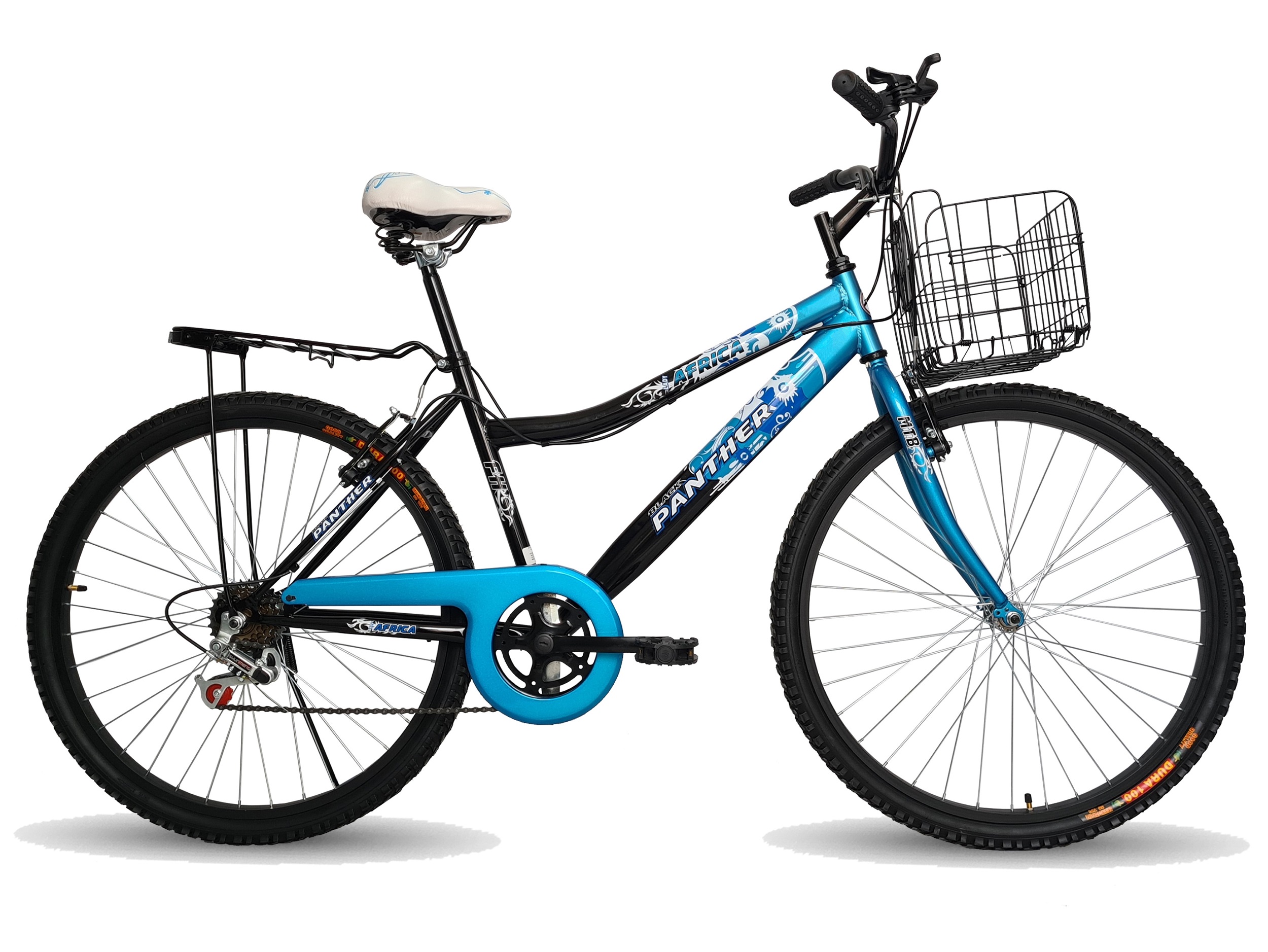 Bicicleta Black Panther Lady Africa Rodada 26 Equipada 6 Velocidades Azul