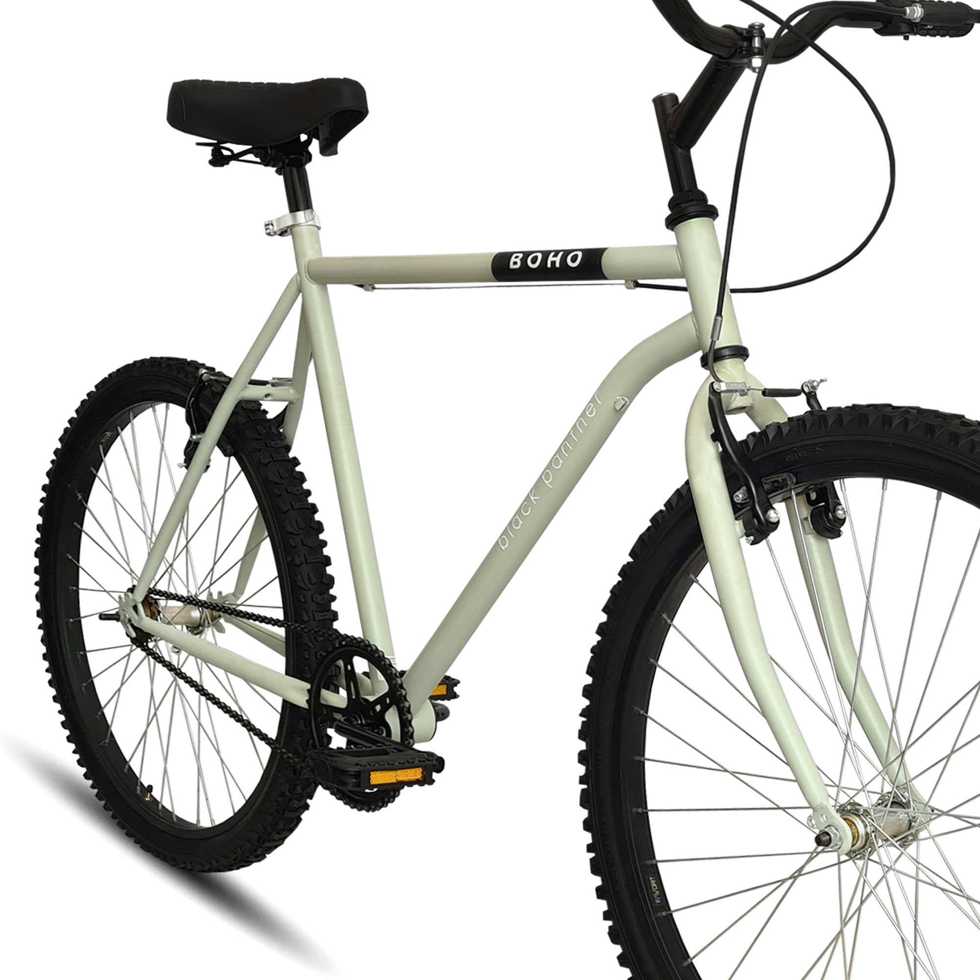 Foto 4 pulgar | Biciclceta Black Phanter Boho Gris Rodada 26 H S/v