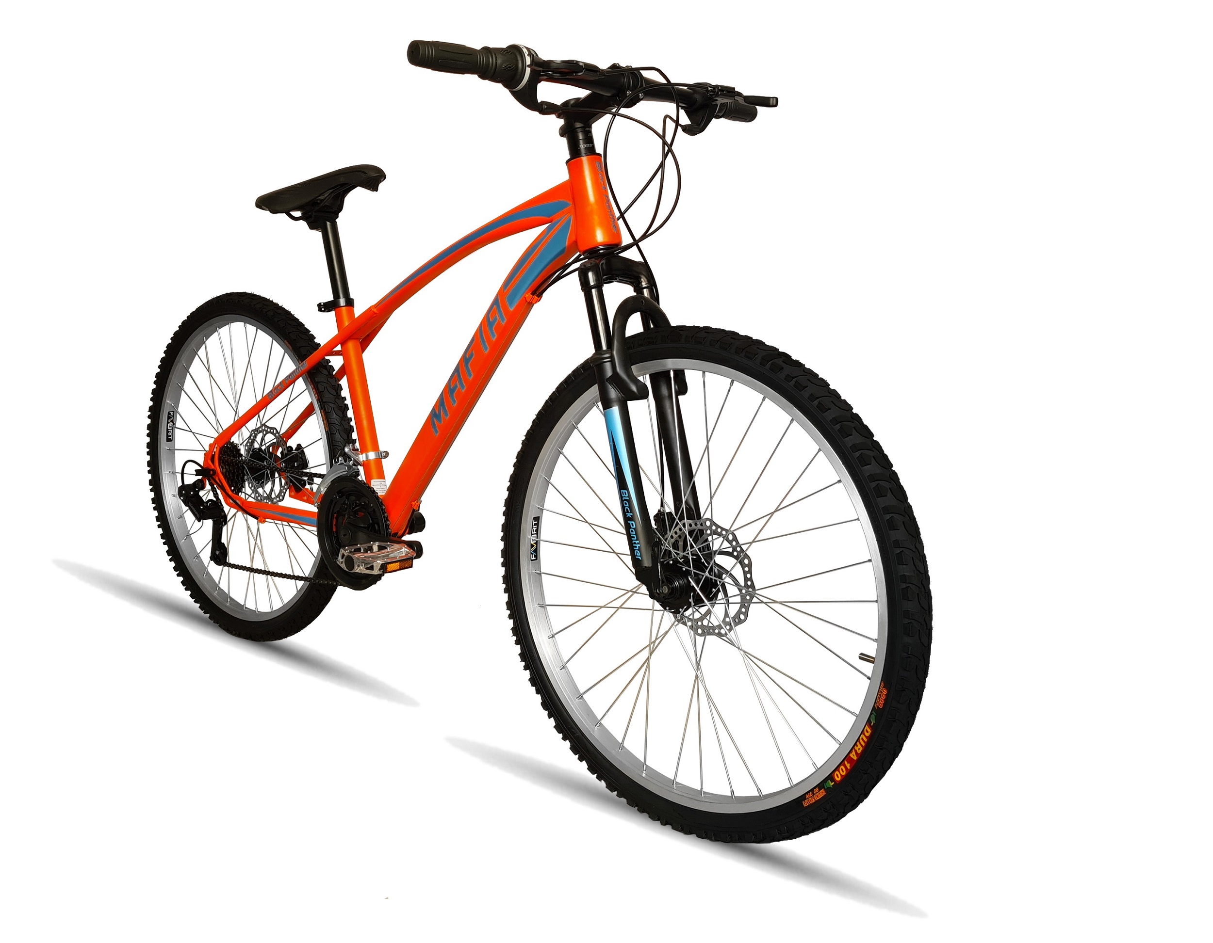 Foto 2 | Bicicleta Mtb Mafia Frenos Disco 18 Velocidades Naranja Rodada 26