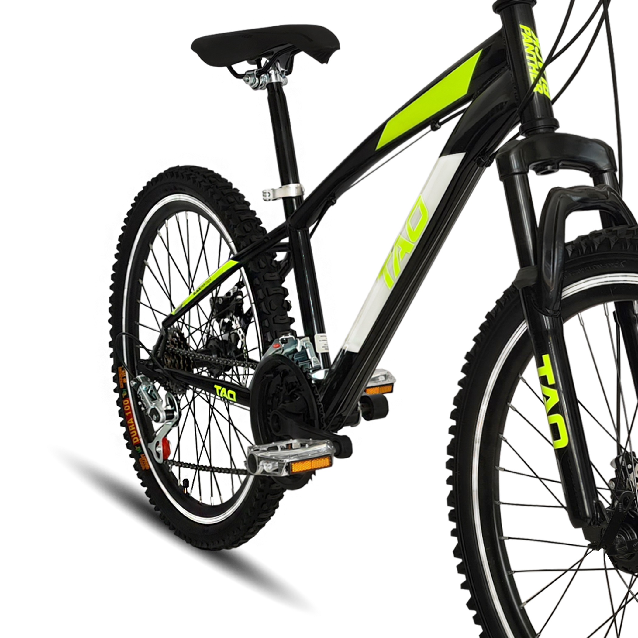 Foto 4 pulgar | Bicicleta Montaña Tao 18 Vel Suspensión Freno Disco Rod 24