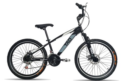 Foto 1 | Bicicleta Black Panther Tao Rodada 24 Freno Disco 18 Velocidades color Negro