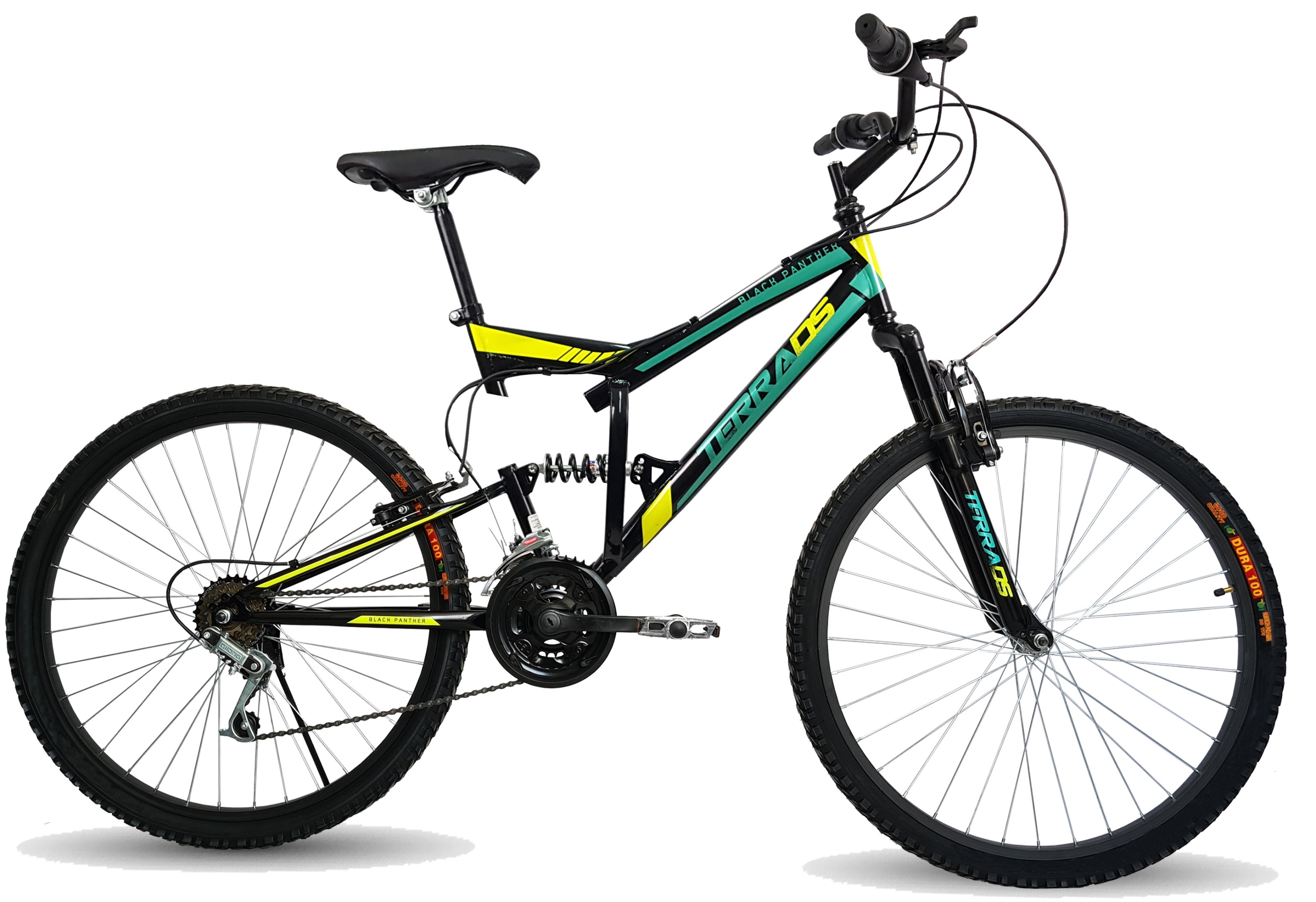 Foto 2 pulgar | Bicicleta Black Panther Terra 18 Velocidades R24  Verde
