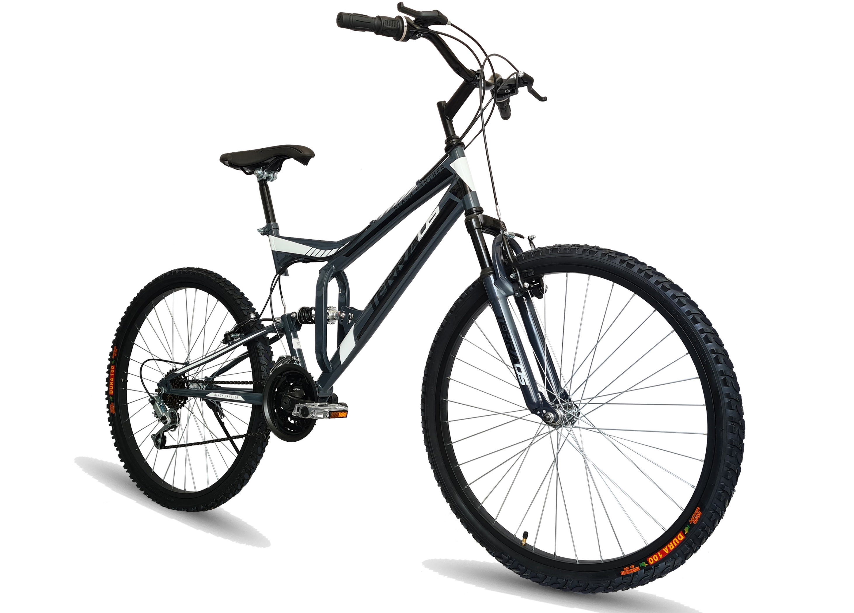 Foto 3 pulgar | Bicicleta Black Panther Terra 18 Velocidades R24  Blanco