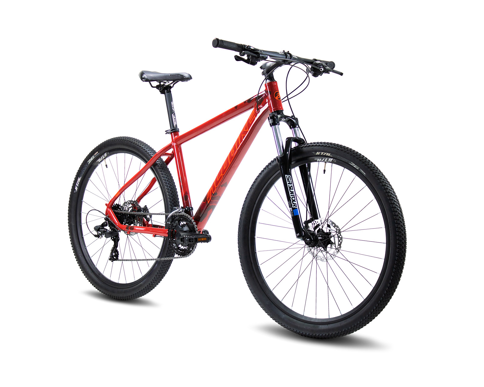 Bicicleta de Montaña Alubike MTB Sierra 26 " Roja 24 V