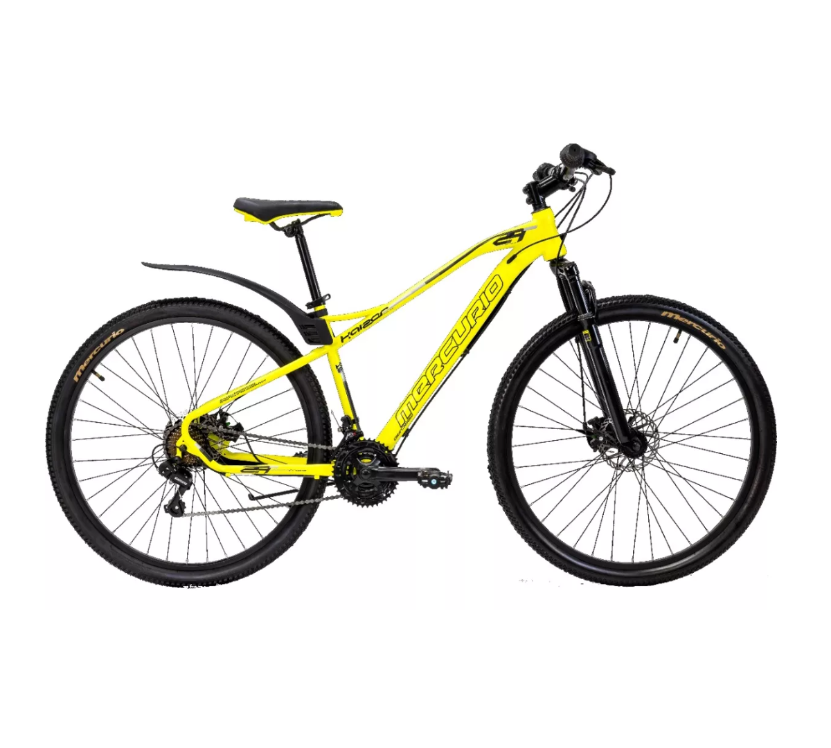 Foto 2 pulgar | Bicicleta de Montaña Mercurio Kaizer R29 color Amarillo