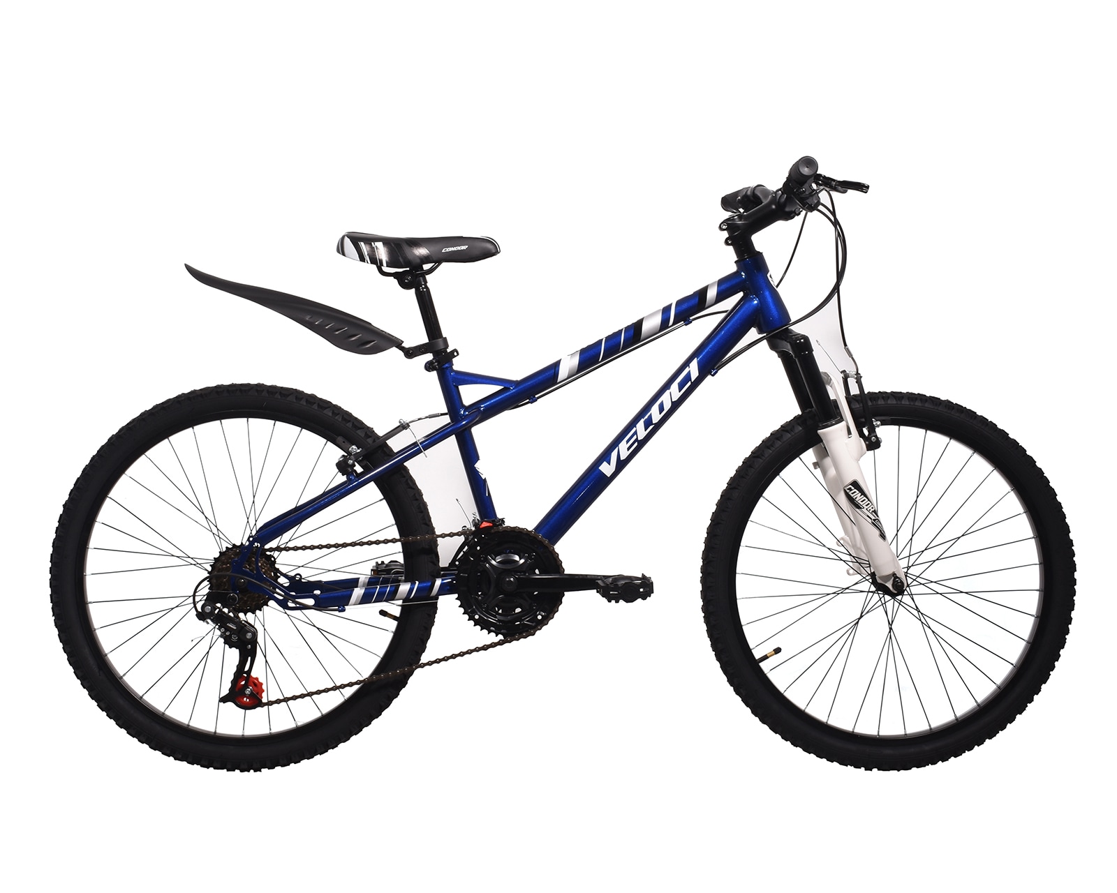 Bicicleta Veloci Shocker S/del R24 Azul Bmx $3,327