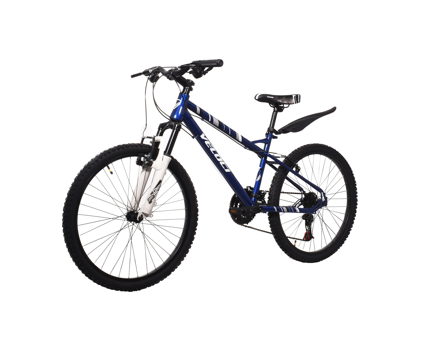 Foto 5 pulgar | Bicicleta Veloci Shocker S/del R24 Azul Bmx