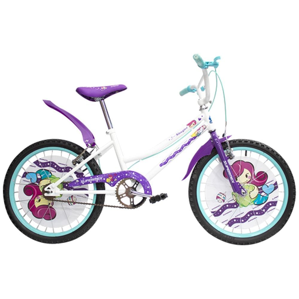 Bicicleta R20 Púrpura y Blanco Nice Girl Gosa para Niña $3,345