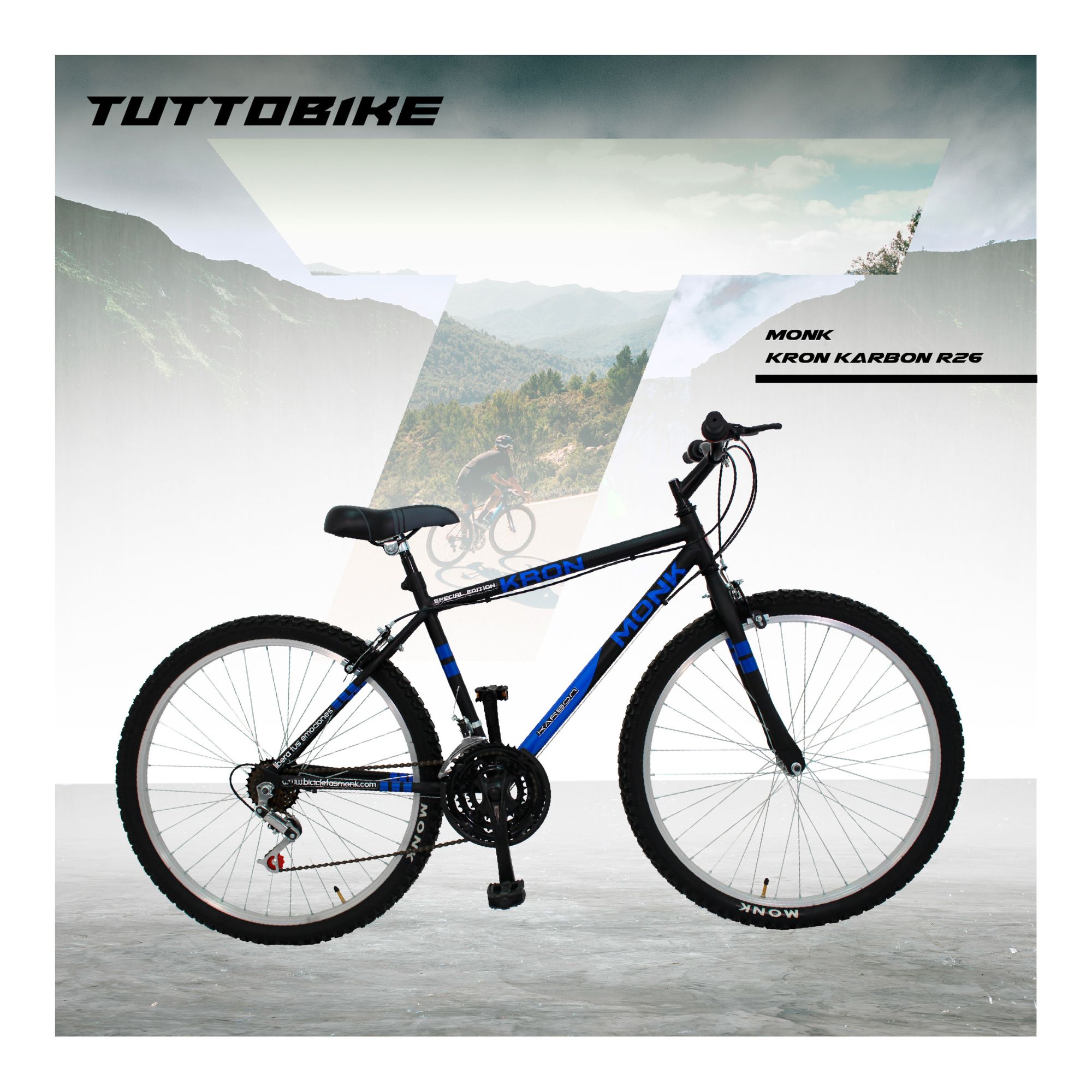 Foto 6 | Bicicleta De Montaña Monk Kron Karbon R26  18v