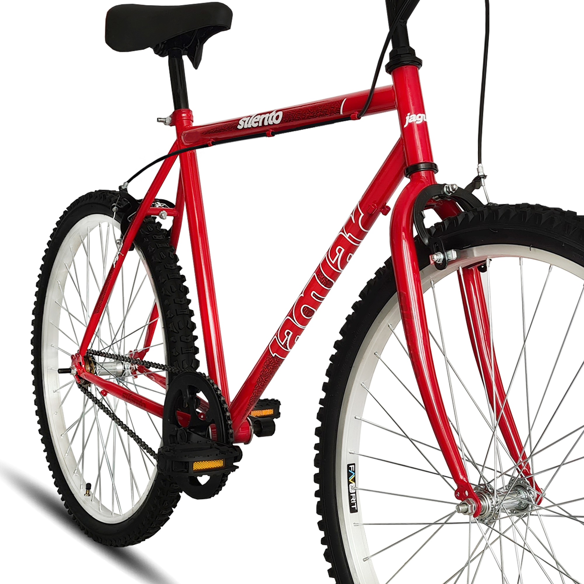 Foto 4 pulgar | Bicicleta de Montaña Jaguar Silento Roja R24