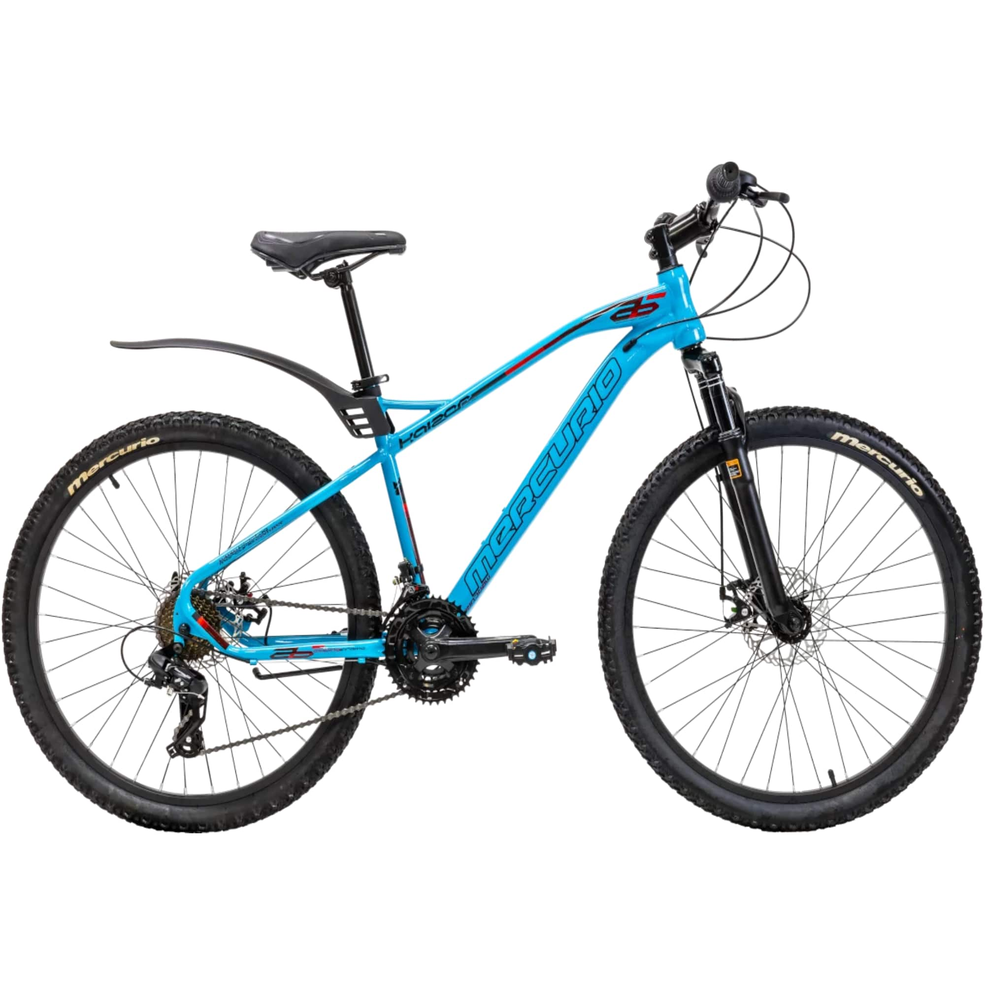 Bicicleta Mercurio AC Kaizer Esmeralda Rodada 26 21v F/DCO con Suspensión y Frenos de Disco $5,149