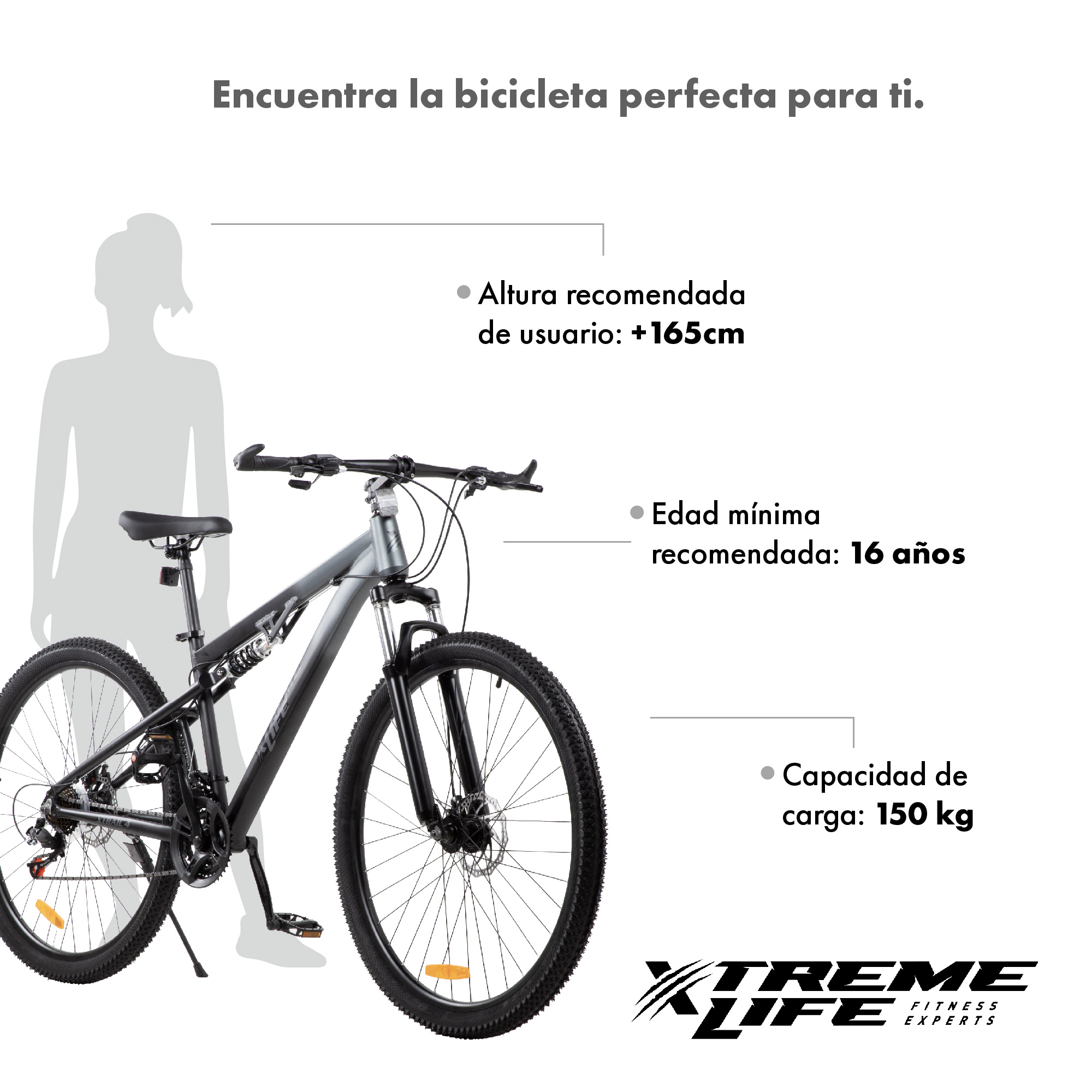 Foto 5 pulgar | Bicicleta Montaña Mountain Doble Suspensión R29 Freno Disco