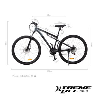 Foto 5 | Bicicleta Montaña Mountain Doble Suspensión R29 Freno Disco