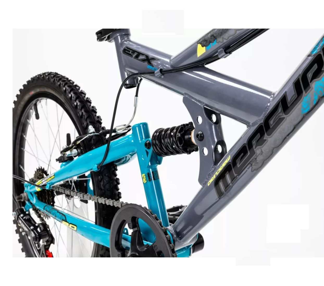 Foto 3 pulgar | Bicicleta Mercurio Ds Ztx Doble Suspensión 7 Vel R20 -end