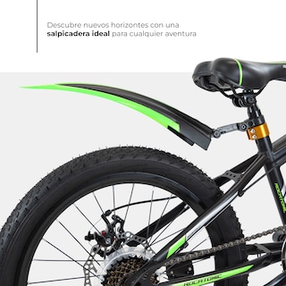 Foto 7 | Bicicleta de Montaña Infantil Rocatomic Diamond R20 7 Velocidades Verde